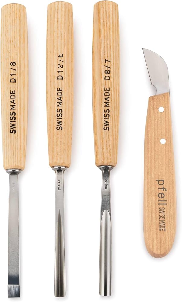 Amazon.com: Pfeil Swiss made Intermediate Set of 4 Tools : Arts